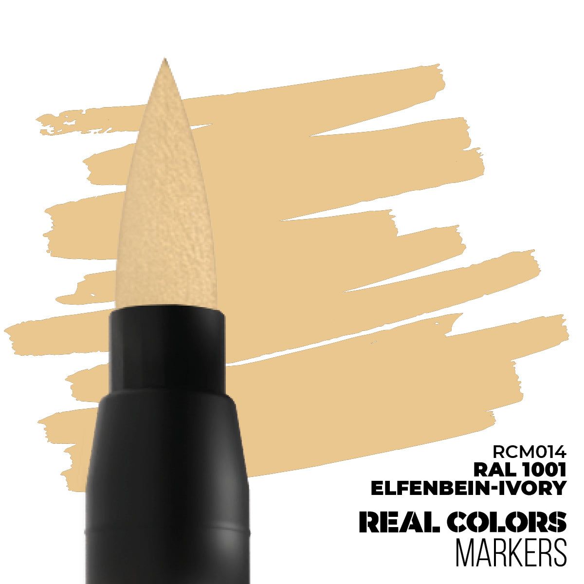 AK-Interactive - Real Color Markers Ral 1001 Elfenbein-Ivory RCM014