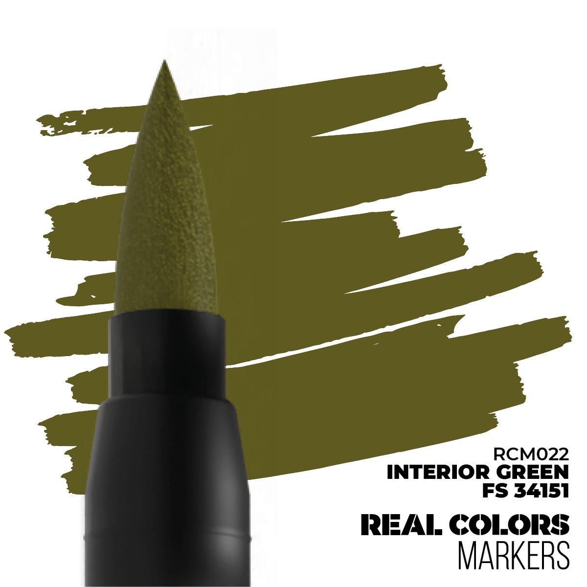 AK-Interactive - Real Color Markers Interior Green FS 34151 RCM022