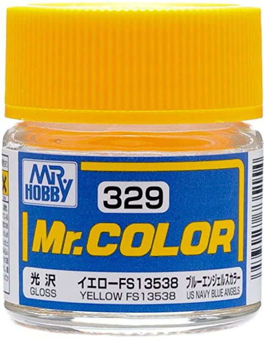 Mr Color: C329 Gloss Yellow FS13538 10ml – RMOdelismo